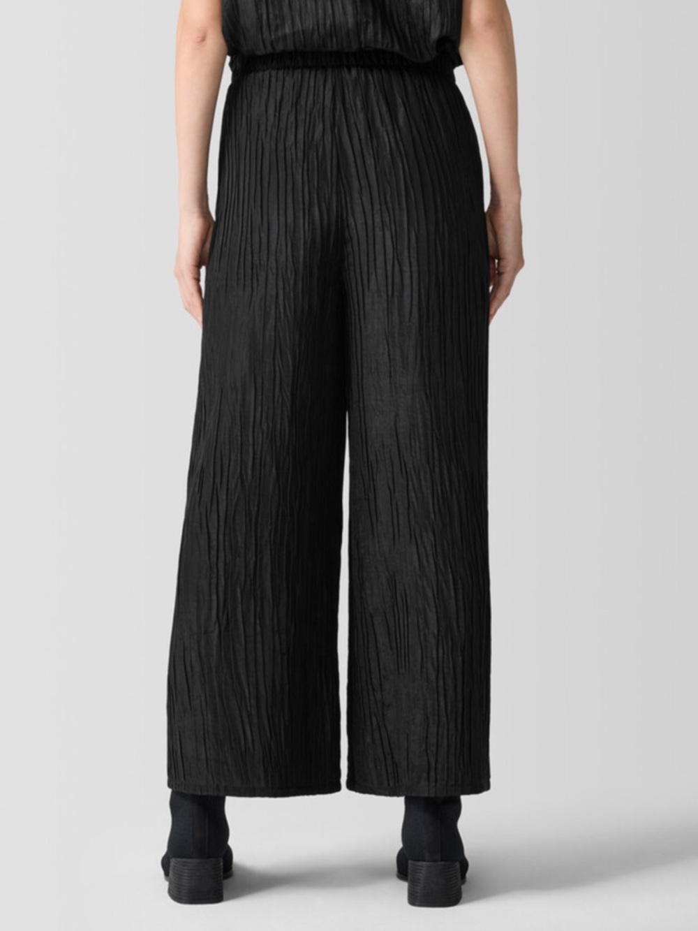 Eileen Fisher wide leg, cropped pants